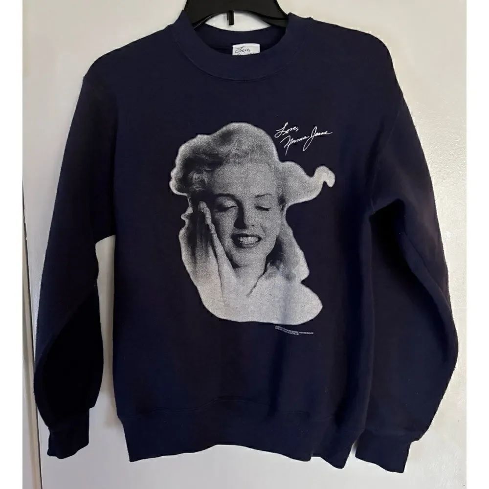 1992 Love Norma Jeane Collection Cotton Sweat-shirt Size S
